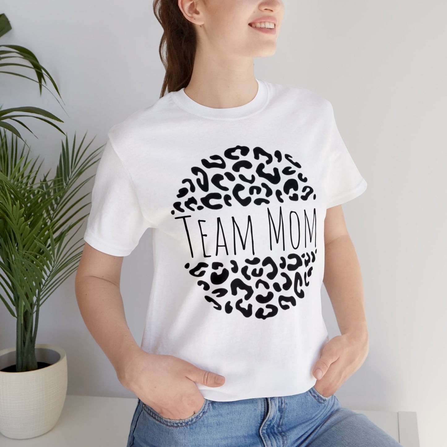 Team Mom Jersey Short Sleeve Tee