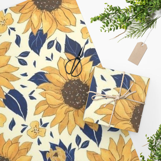 Sunflower Land Wrapping Paper