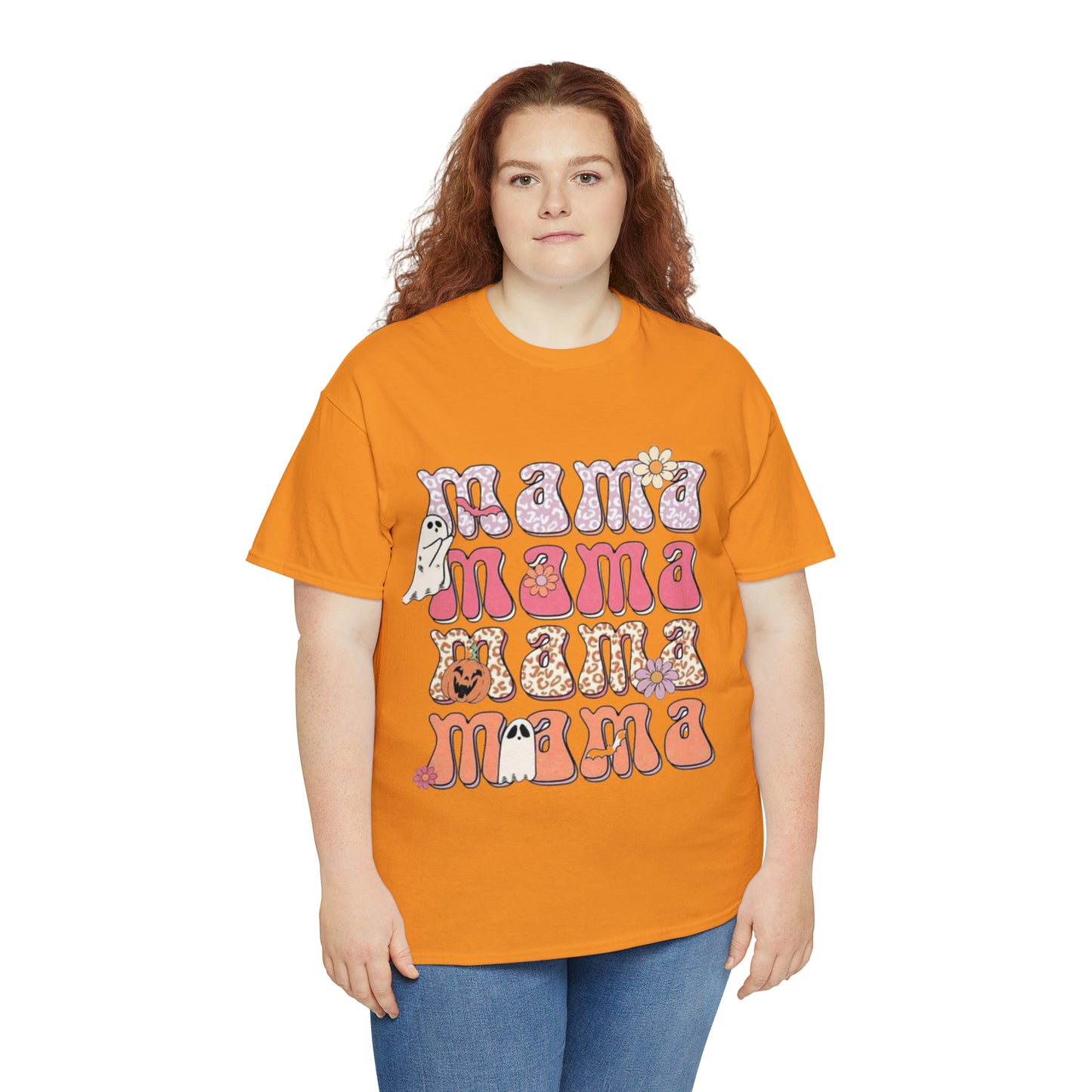 Mama Halloween-Cotton Tee