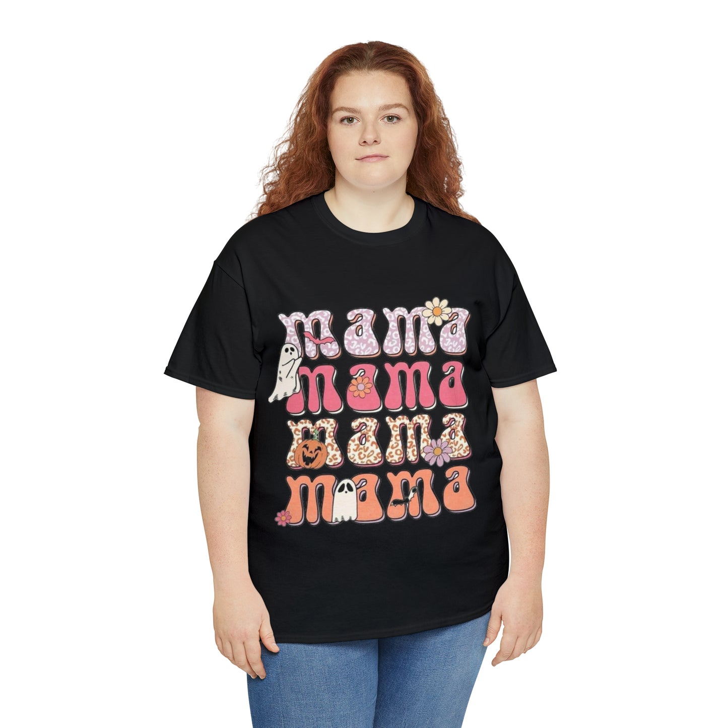 Mama Halloween-Cotton Tee