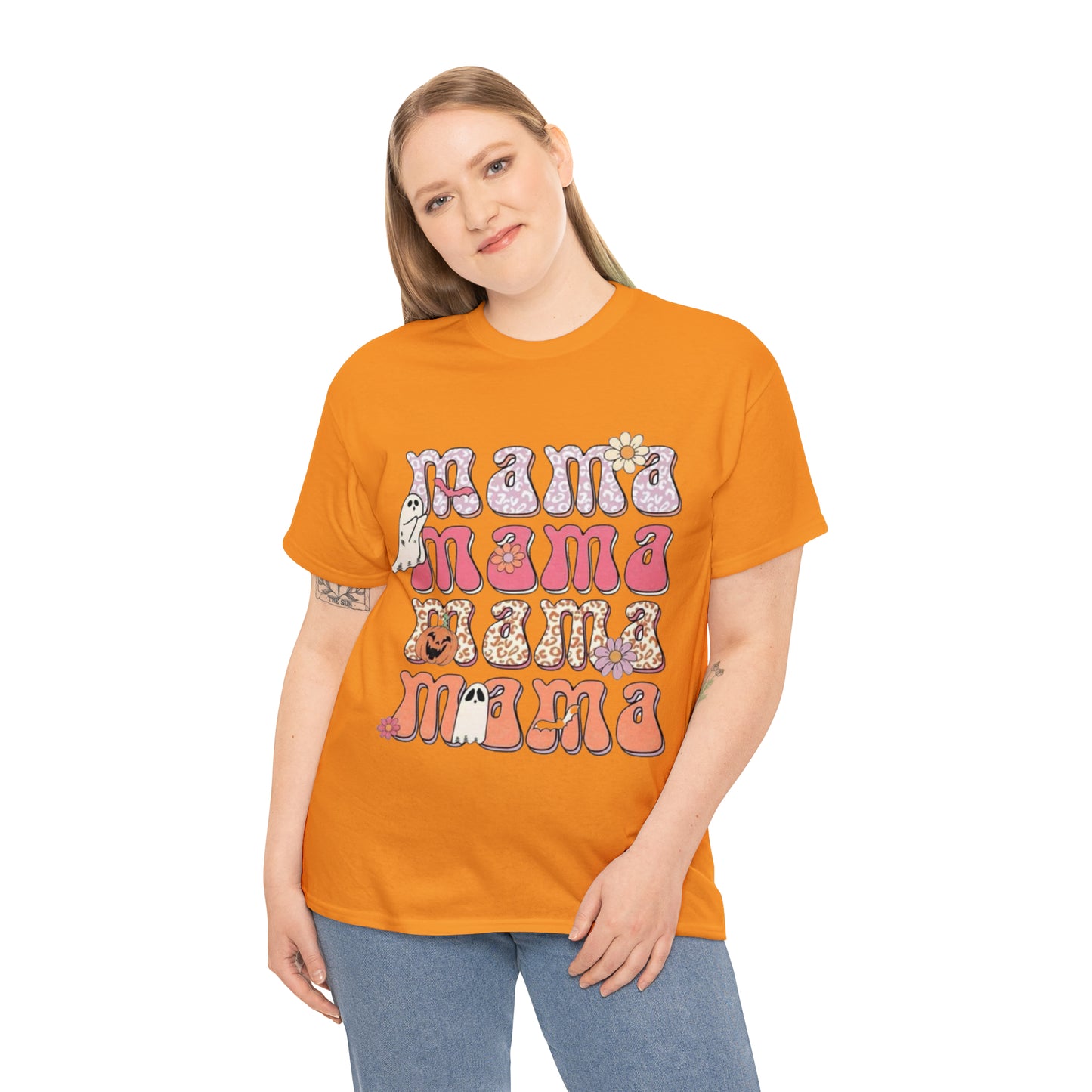 Mama Halloween-Cotton Tee