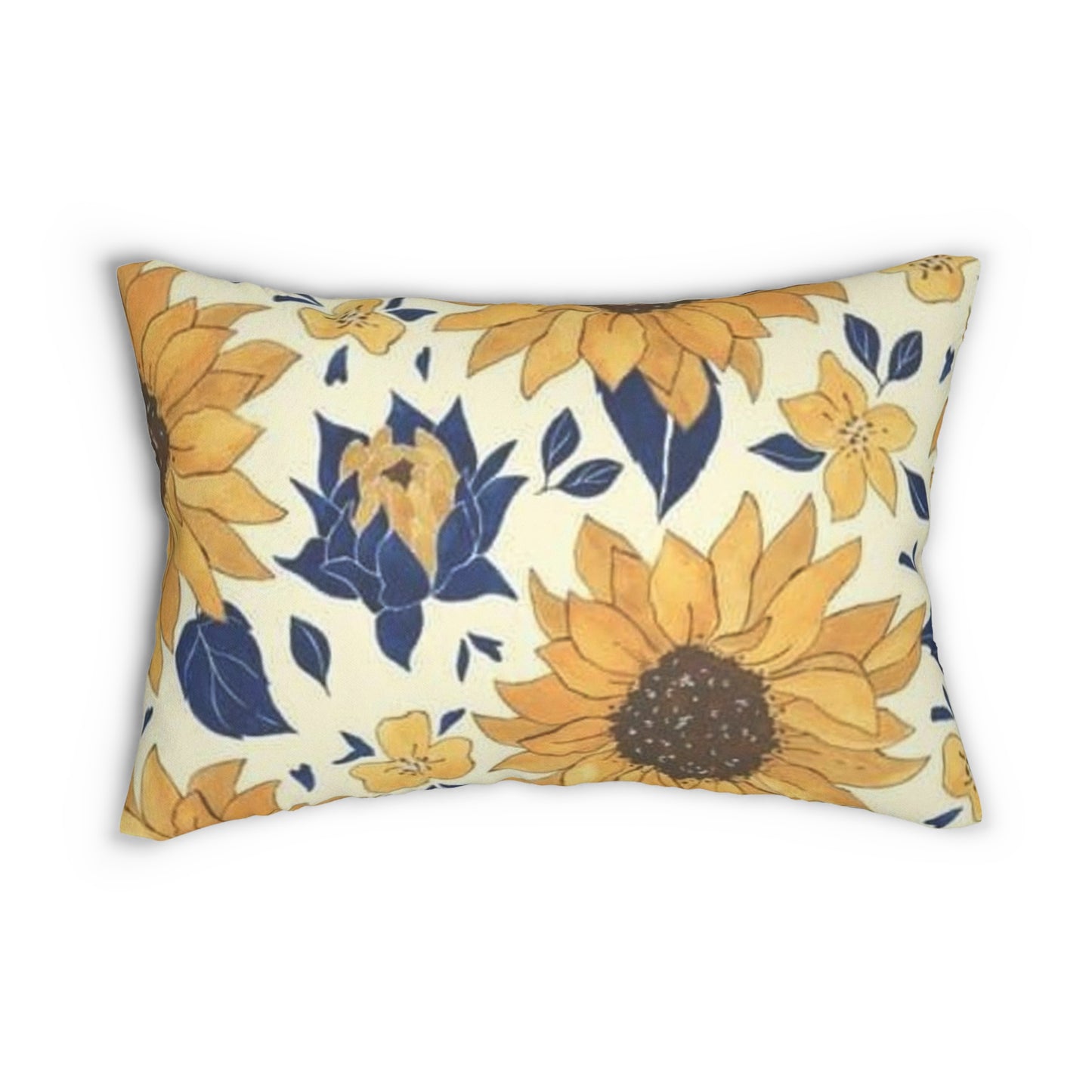 Sunflower Land Lumbar Pillow