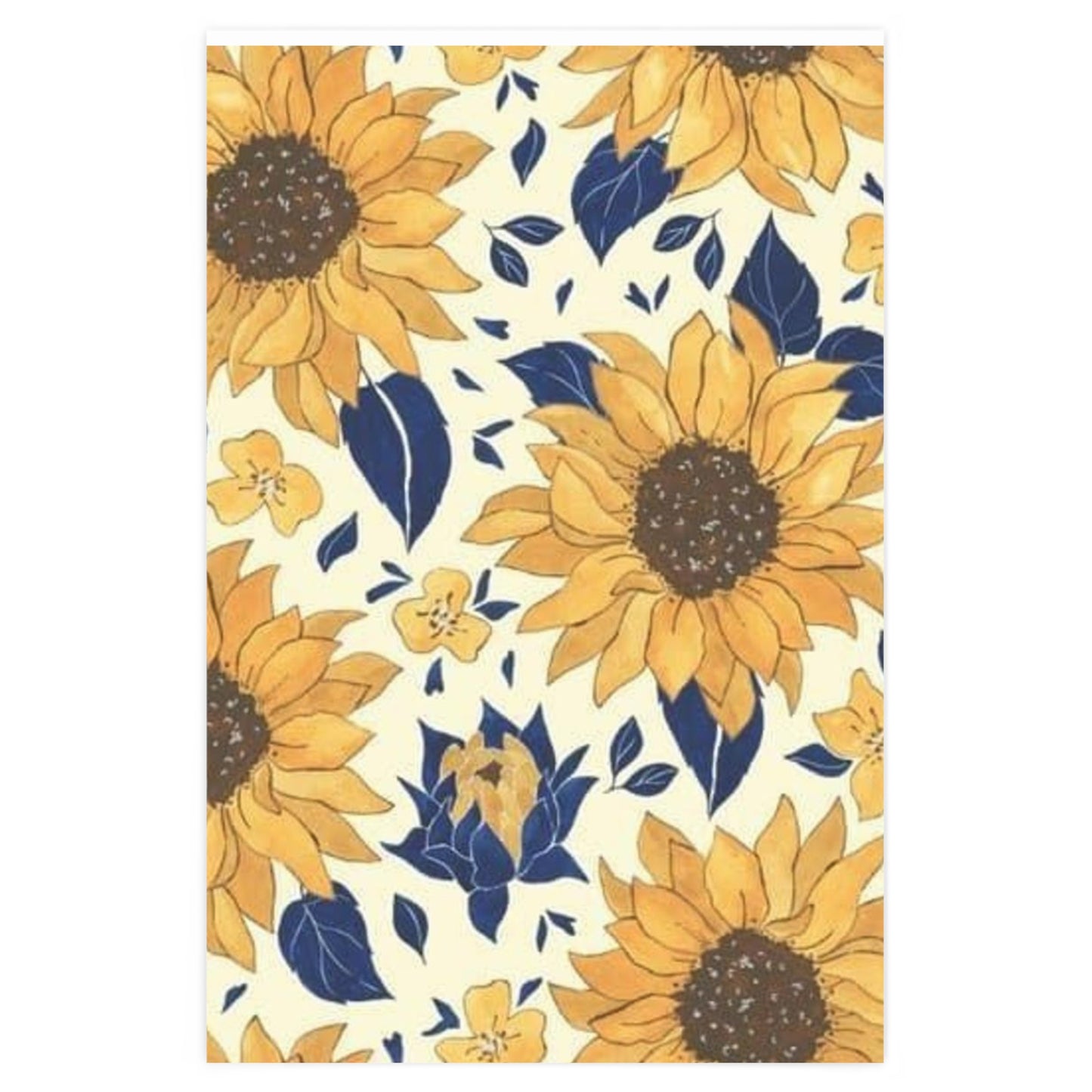 Sunflower Land Wrapping Paper