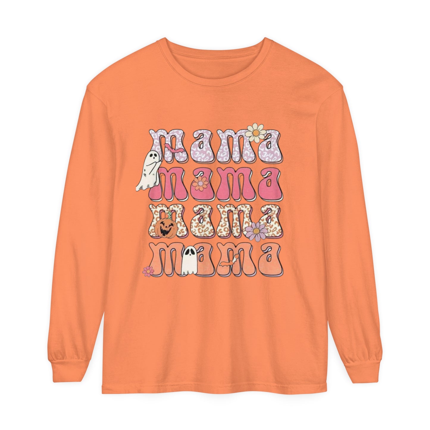 Mama Halloween-Long Sleeve T-Shirt