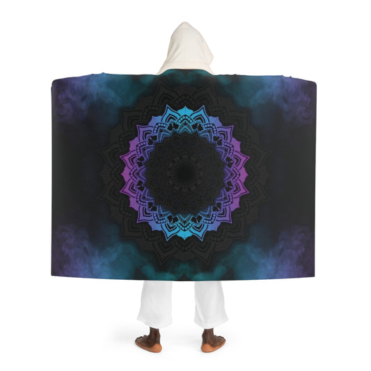 Midnight Wonders Hooded Sherpa Fleece Blanket