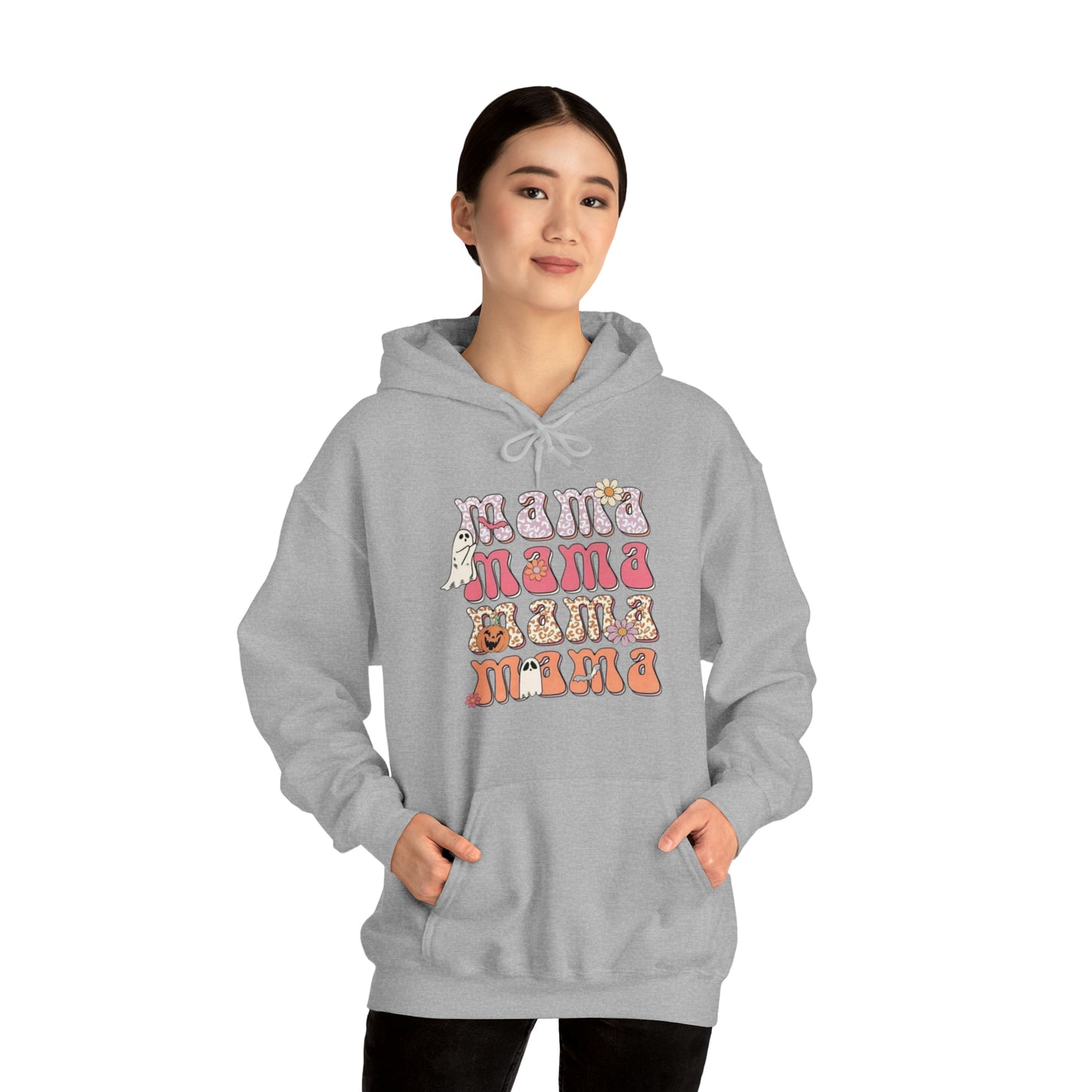 Mama Halloween-Hooded Sweatshirt