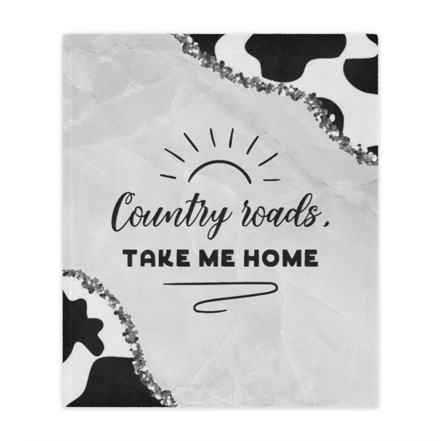 Country Roads Minky Blanket