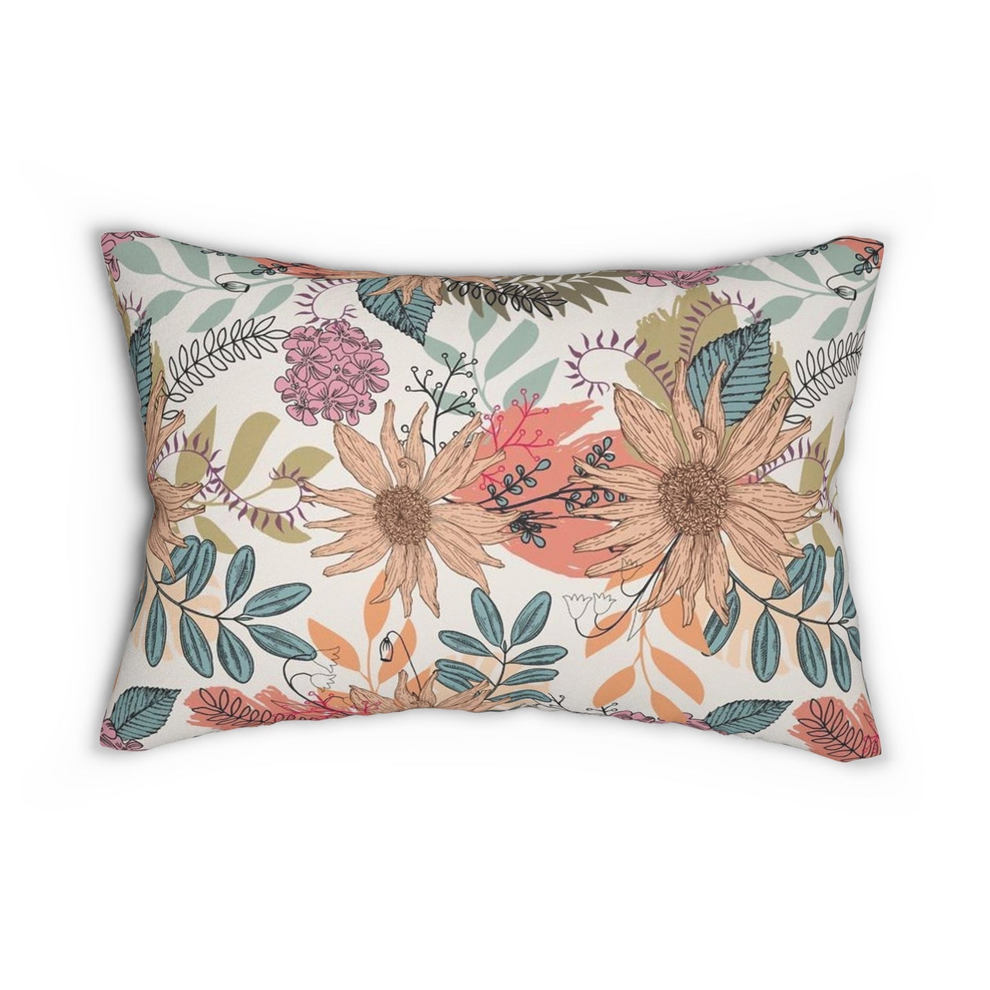 Flowerland Lumbar Pillow