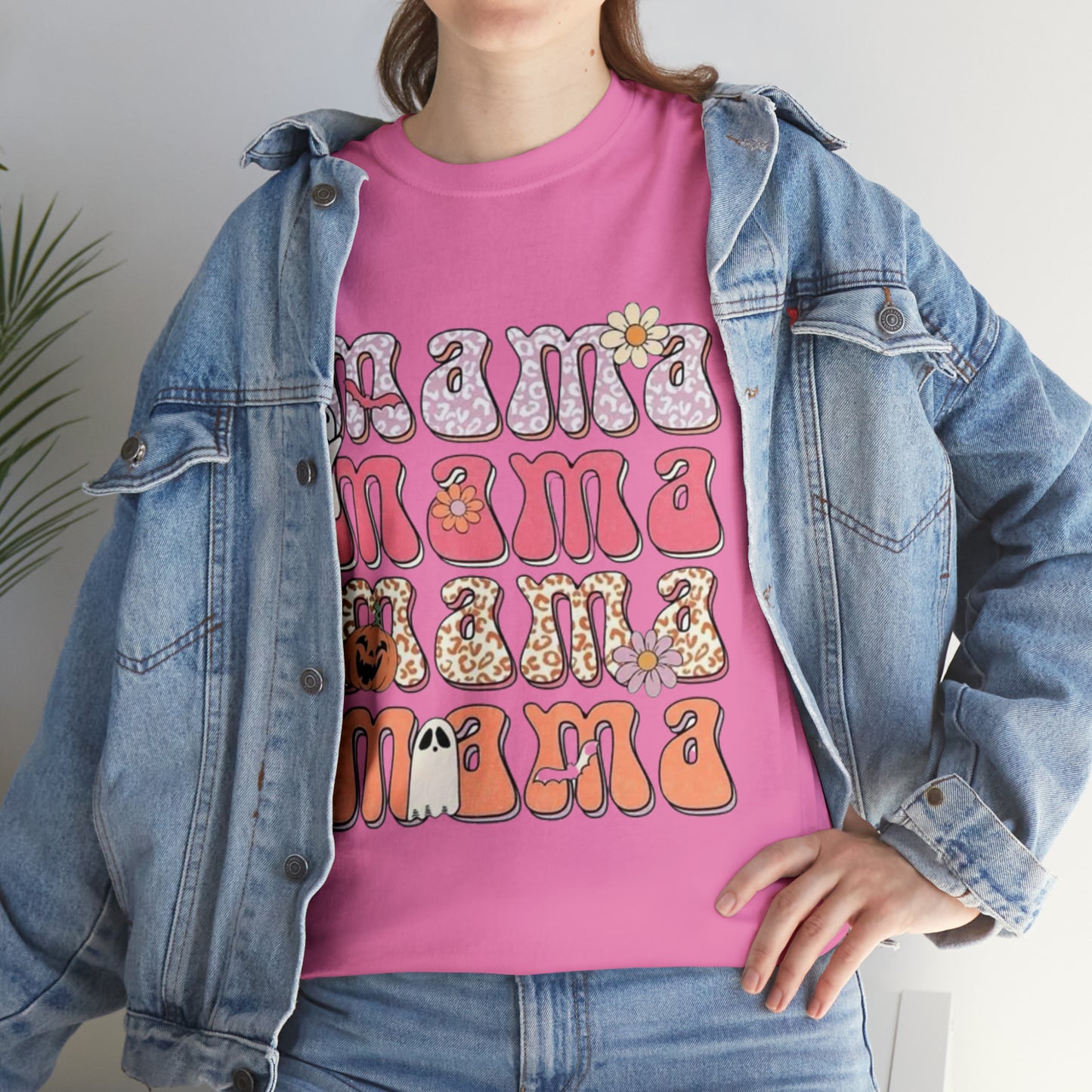 Mama Halloween-Cotton Tee