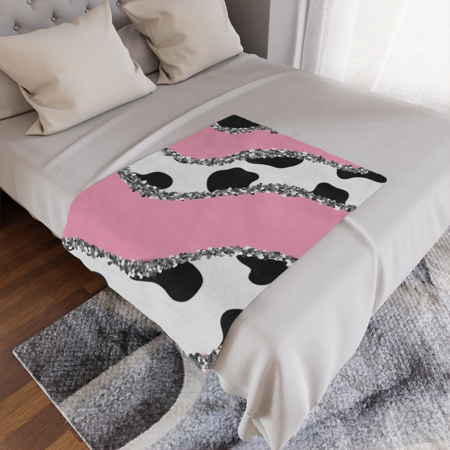 Princess Cow Minky Blanket