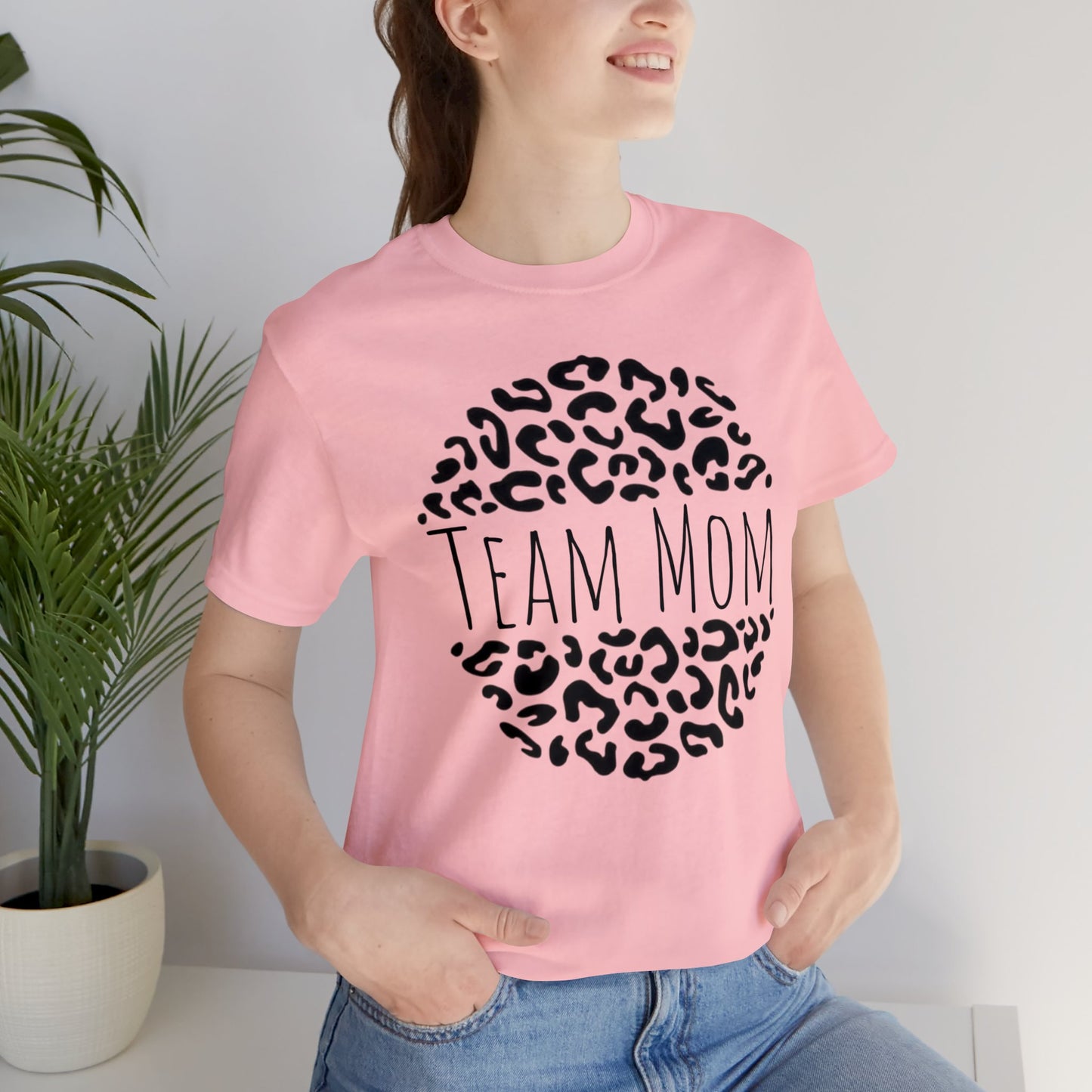 Team Mom Jersey Short Sleeve Tee