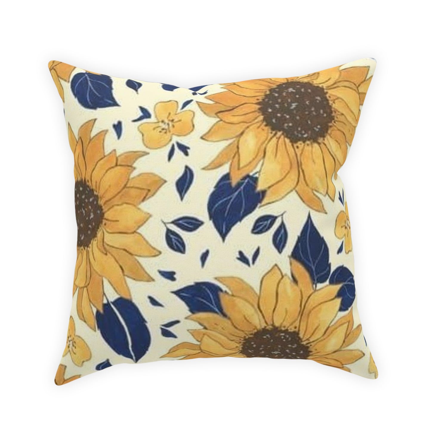 Sunflower Land Broadcloth Pillow