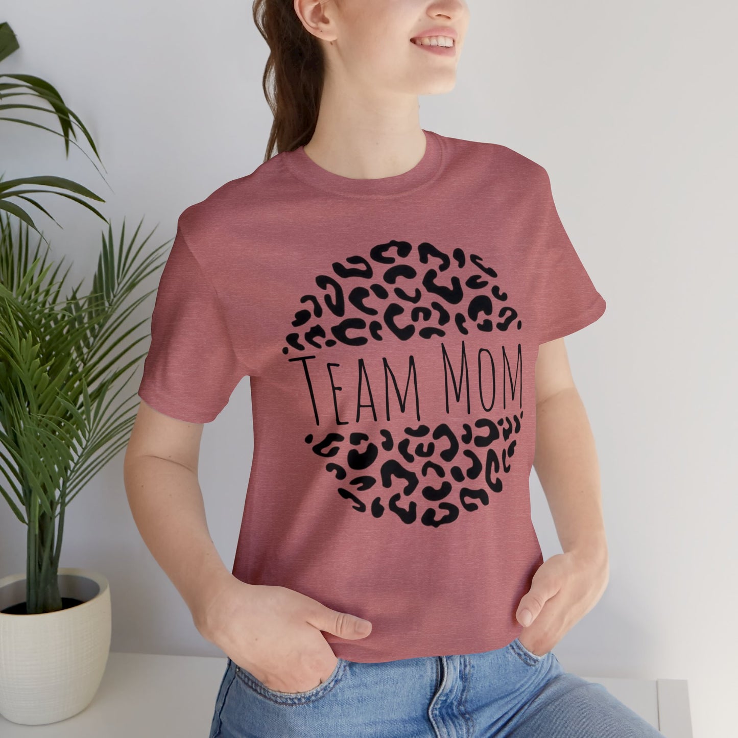 Team Mom Jersey Short Sleeve Tee