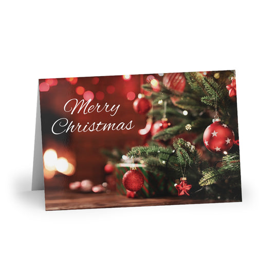 Merry Christmas- Greeting Cards (1 or 10-pcs)