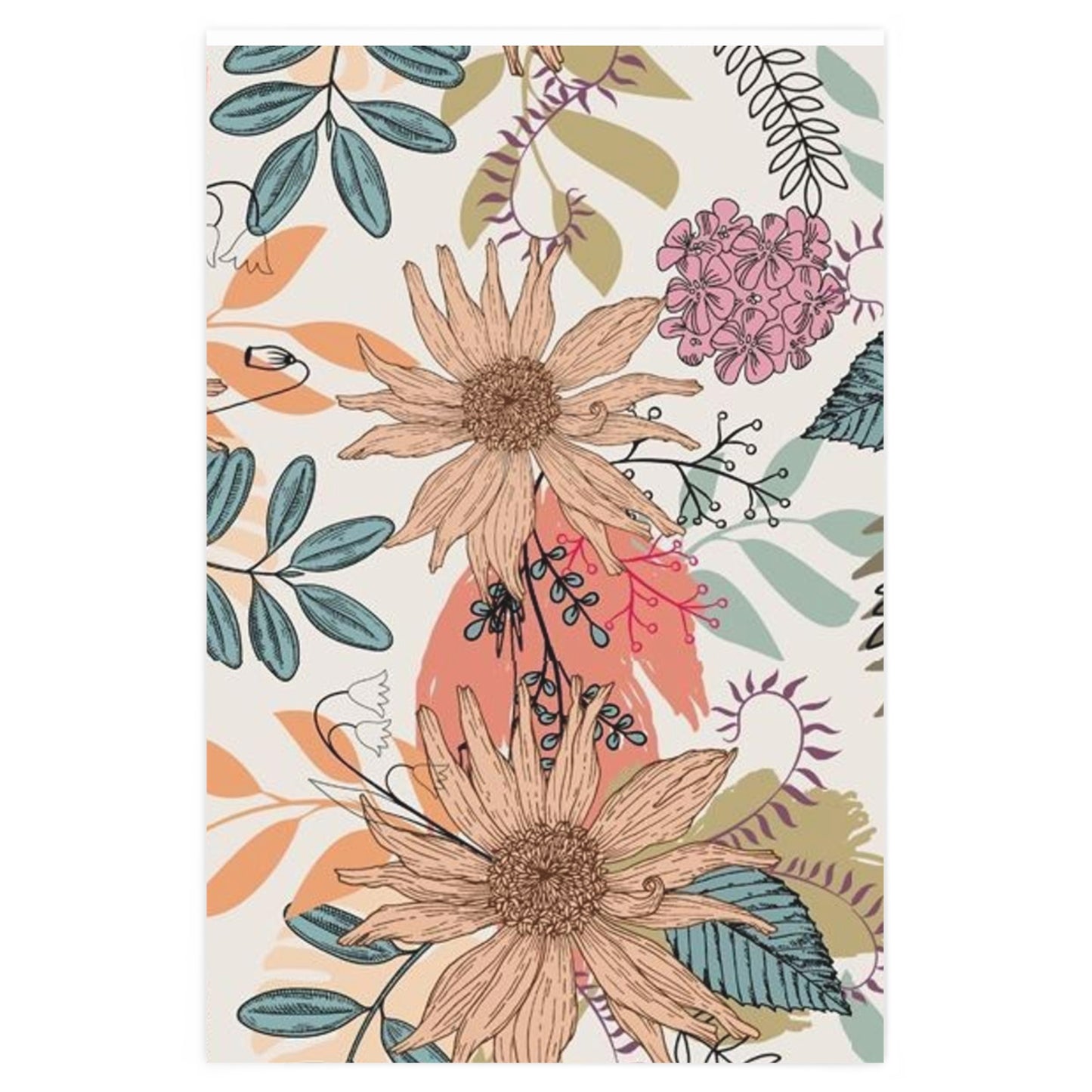 Flowerland Wrapping Paper