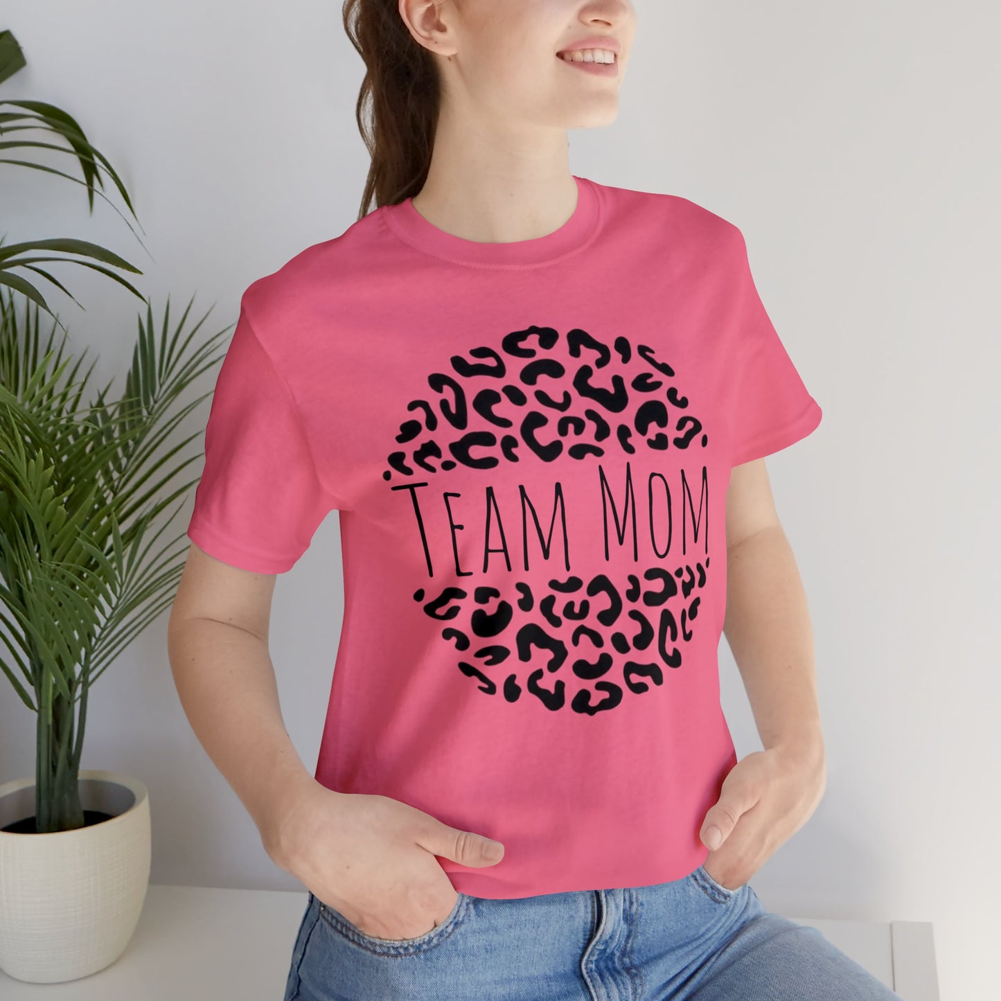 Team Mom Jersey Short Sleeve Tee