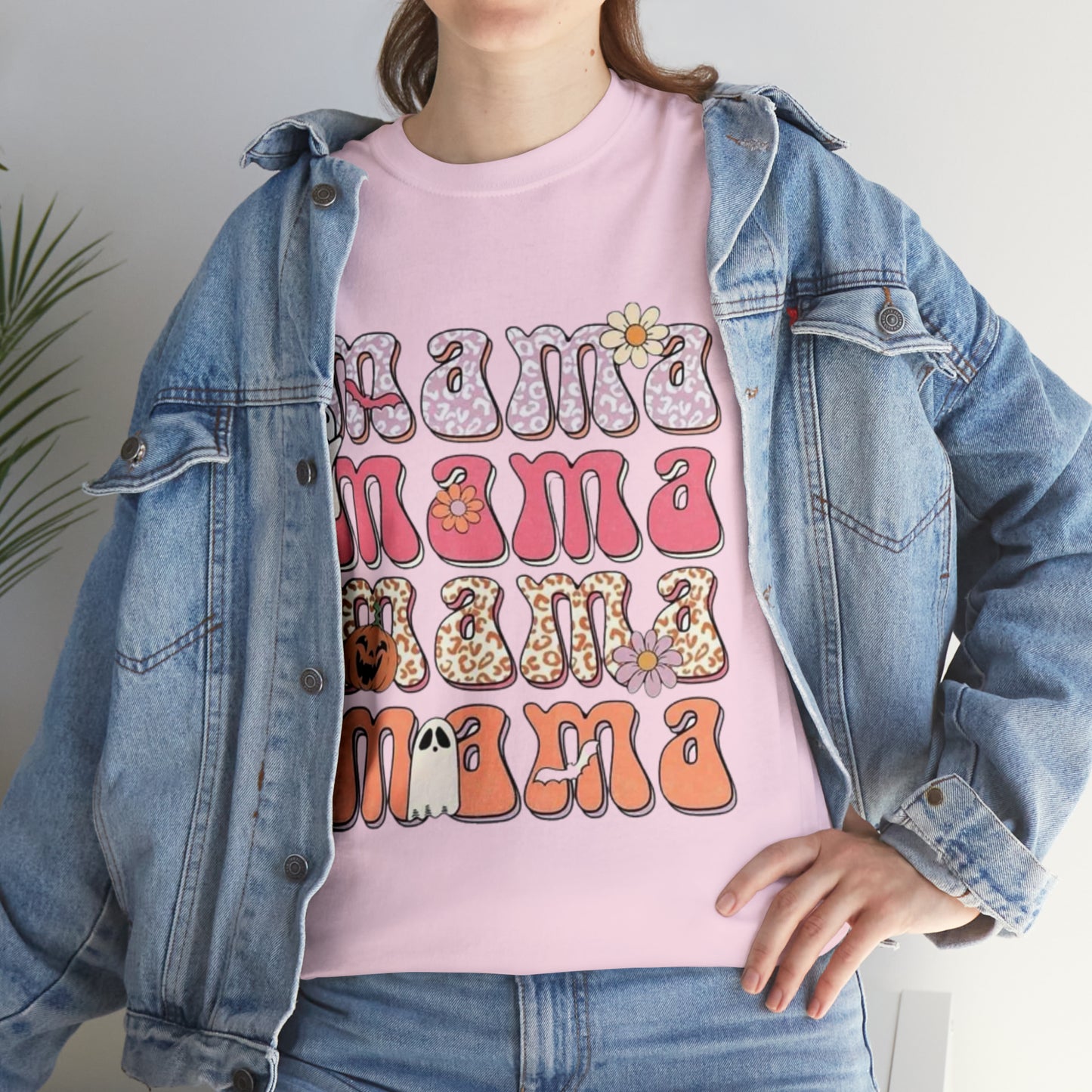 Mama Halloween-Cotton Tee