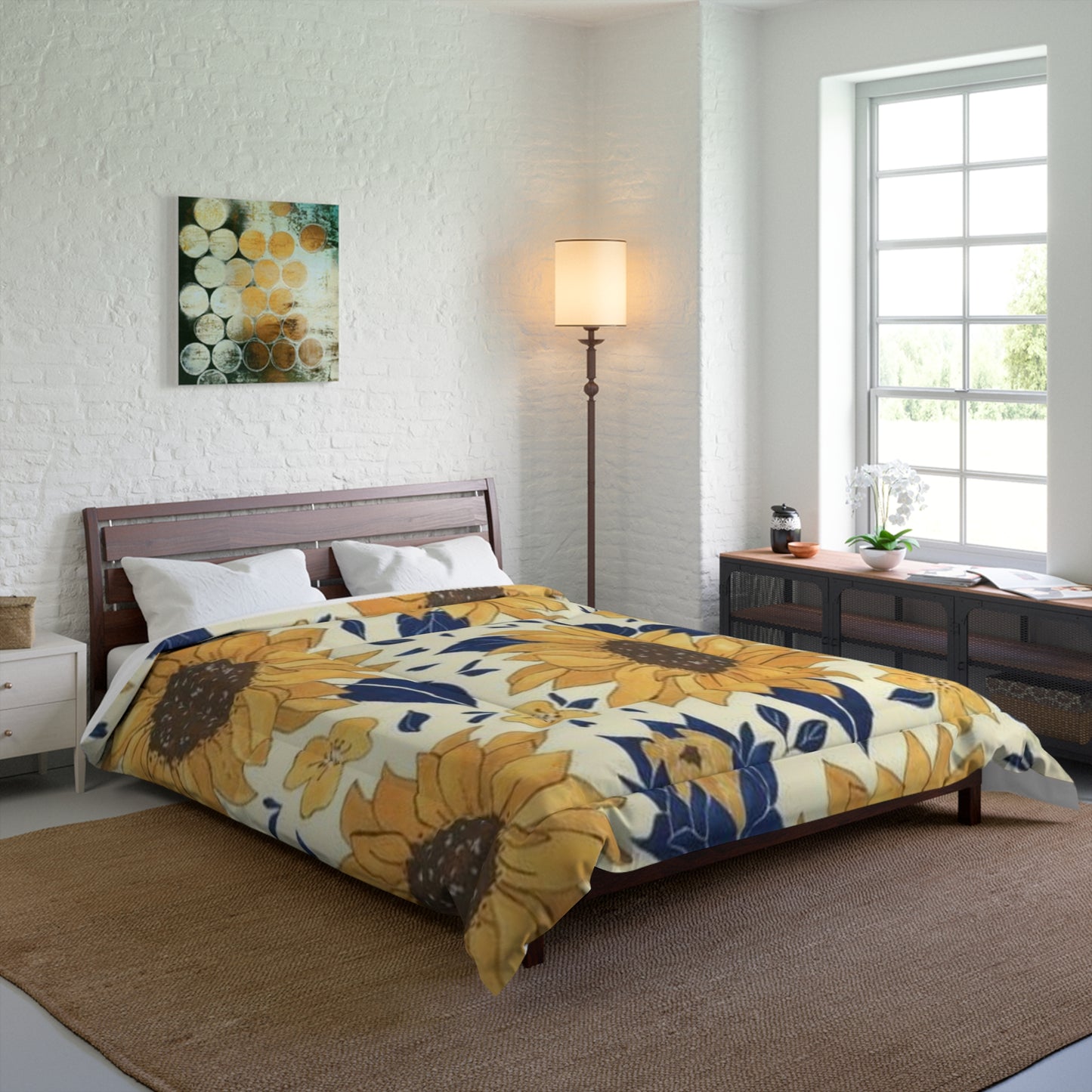 Sunflower Land Comforter