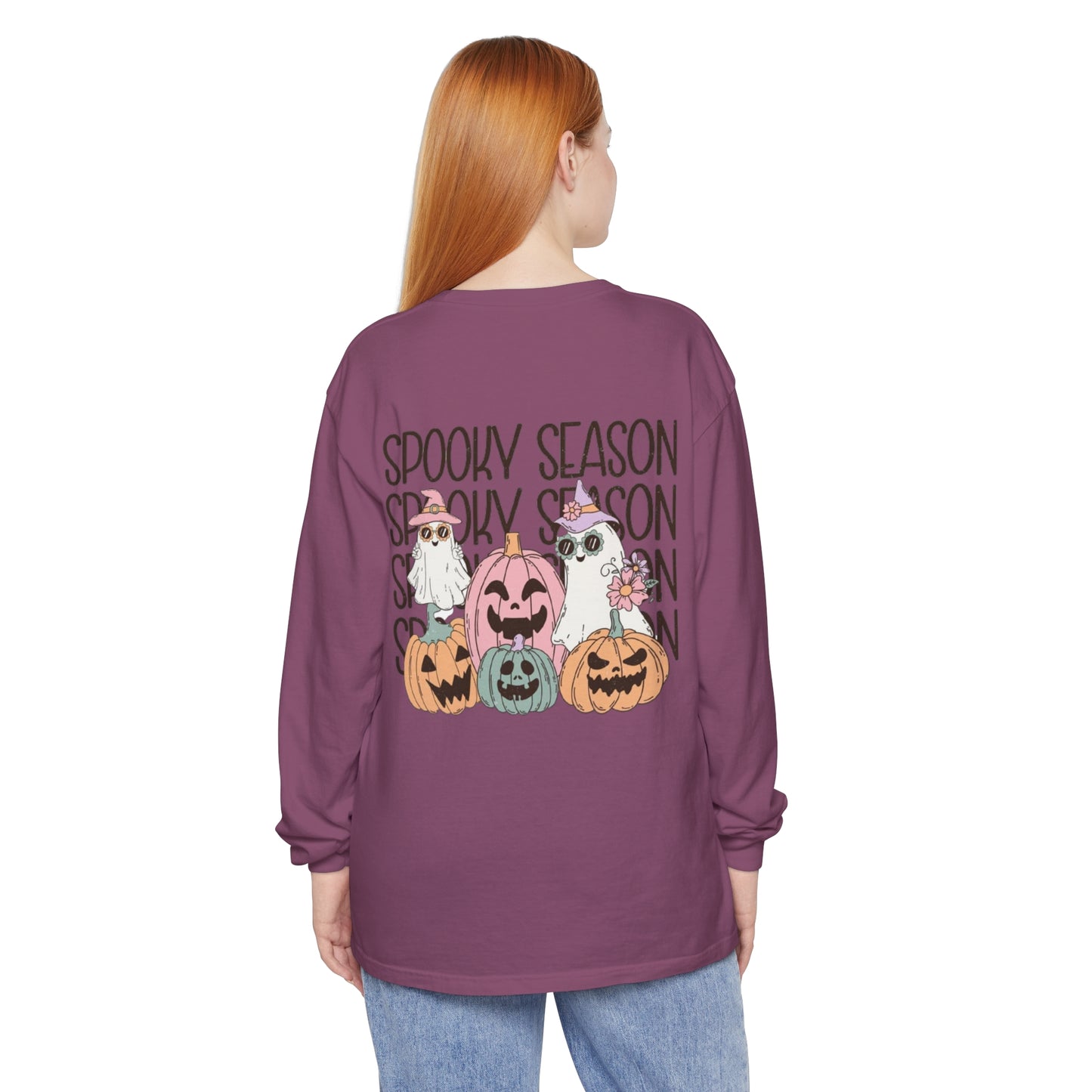 Mama Halloween-Long Sleeve T-Shirt