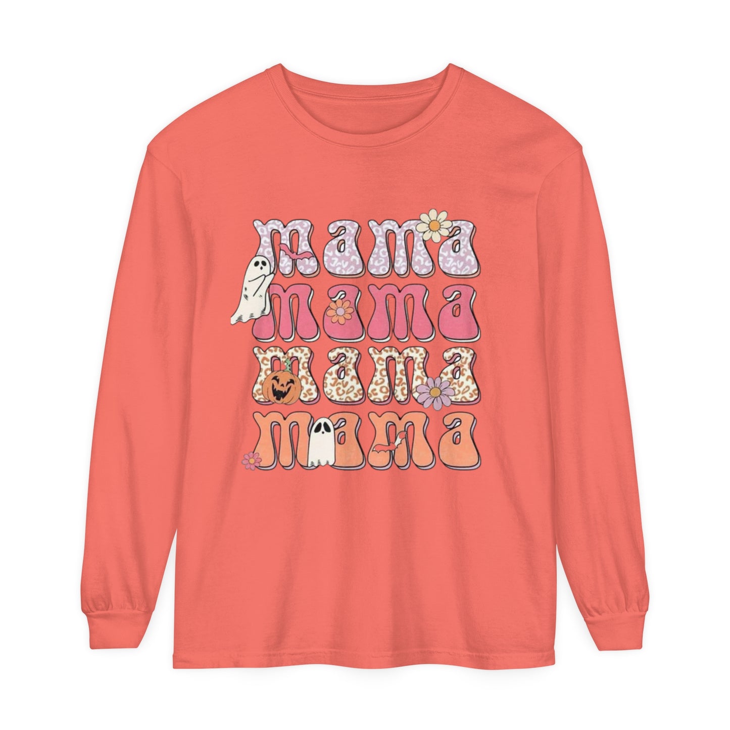 Mama Halloween-Long Sleeve T-Shirt