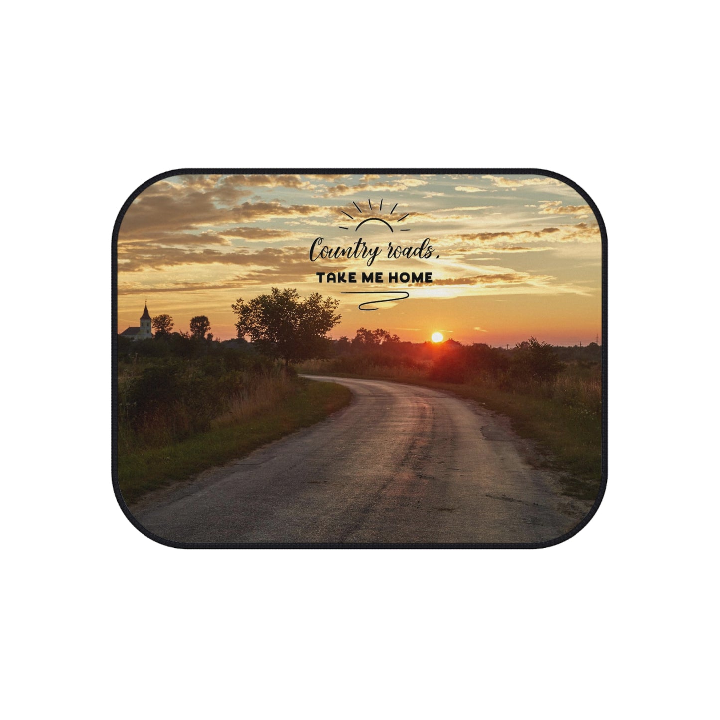 Country Roads Car Mats (Set of 4)