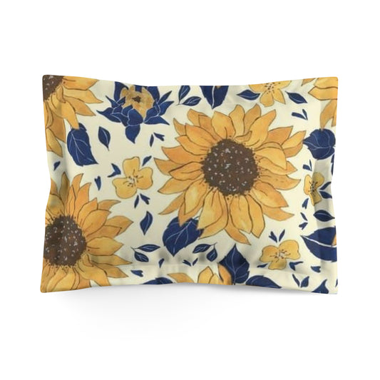 Sunflower Land Microfiber Pillow Sham