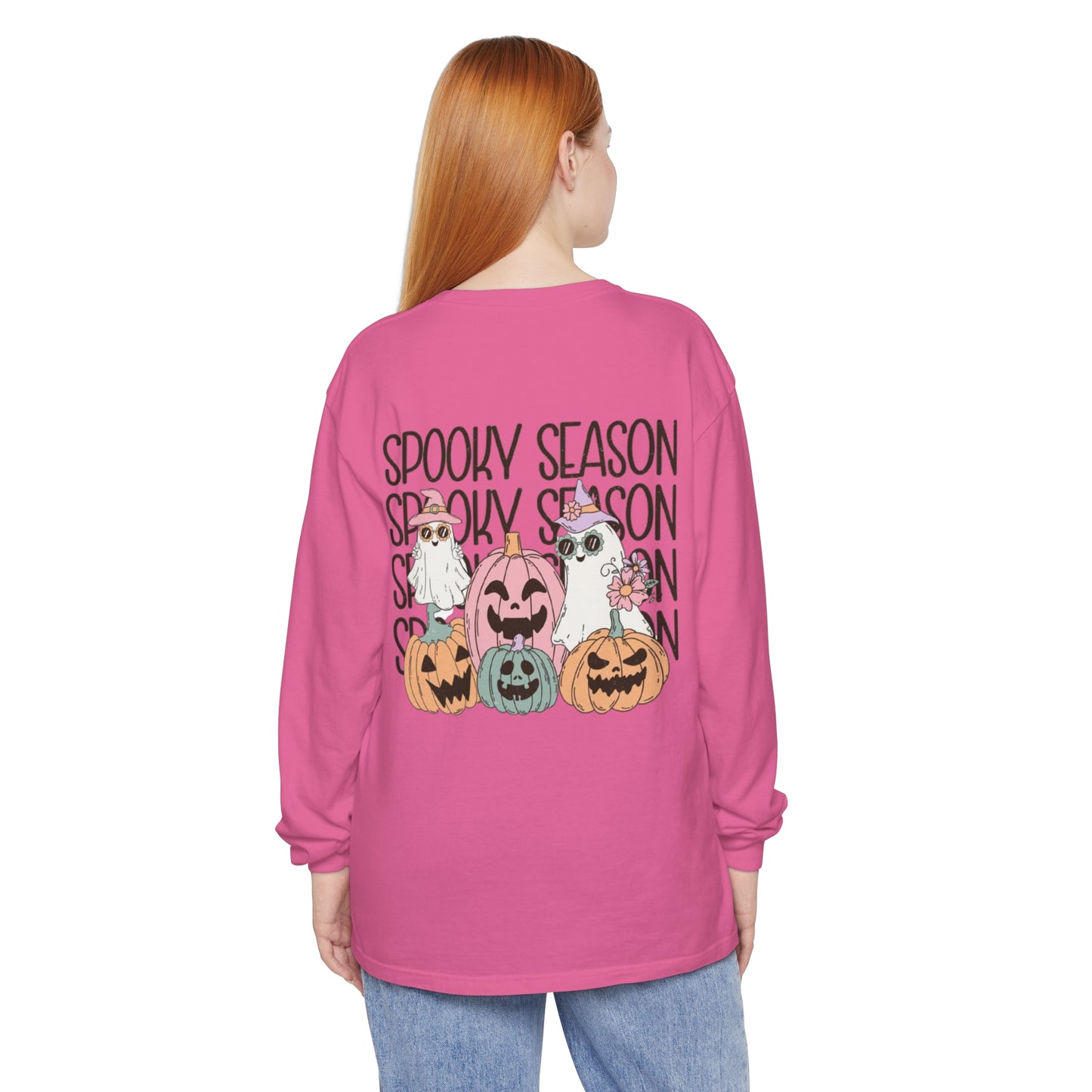 Mama Halloween-Long Sleeve T-Shirt