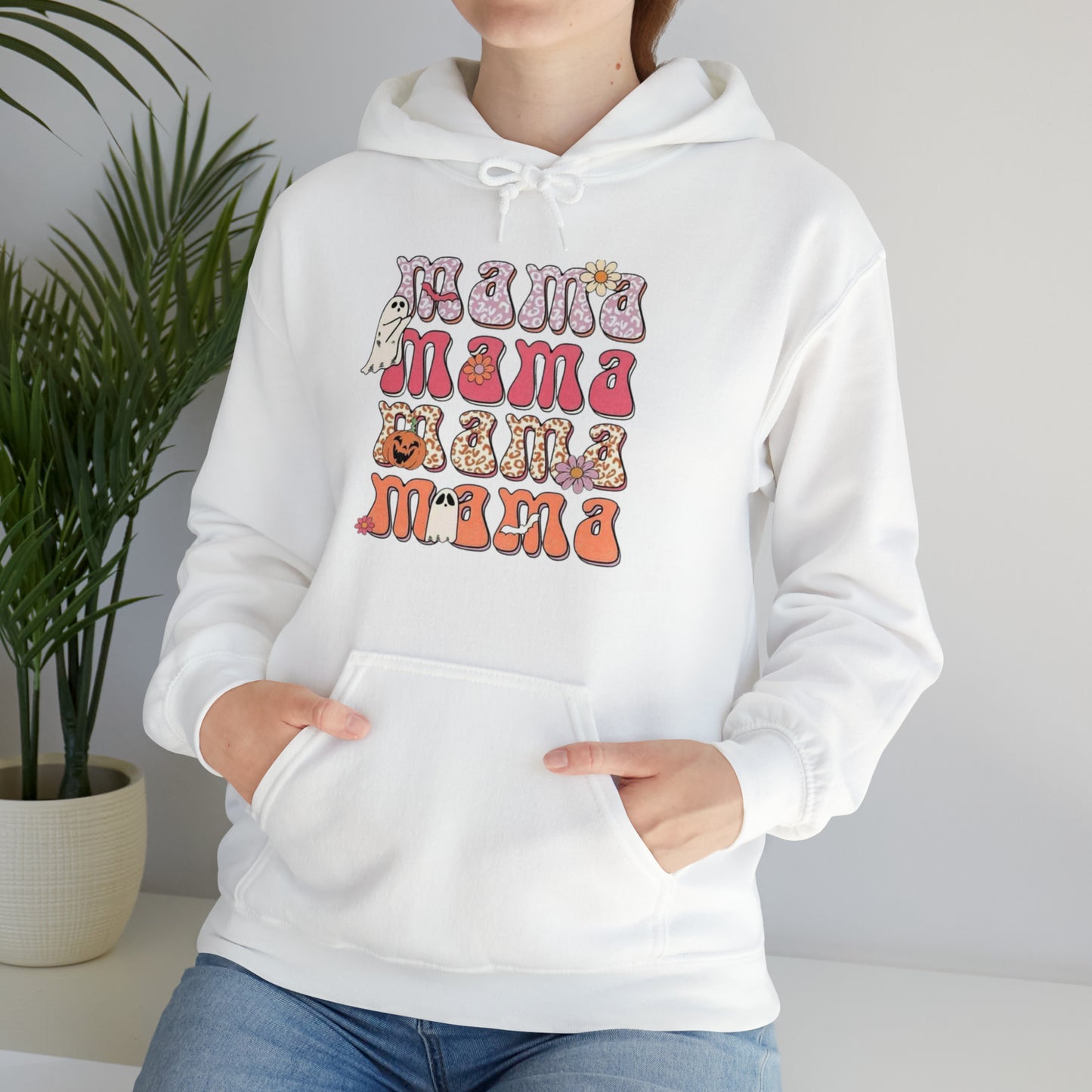 Mama Halloween-Hooded Sweatshirt