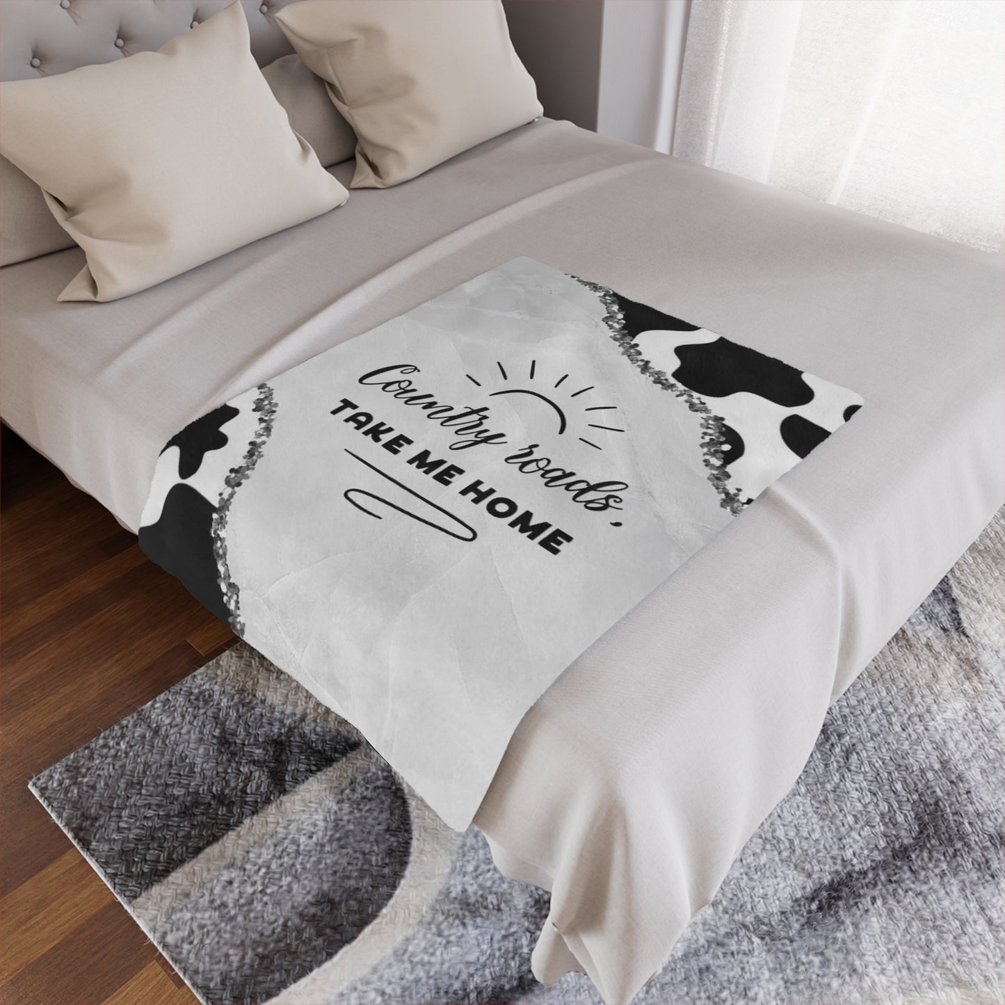 Country Roads Minky Blanket