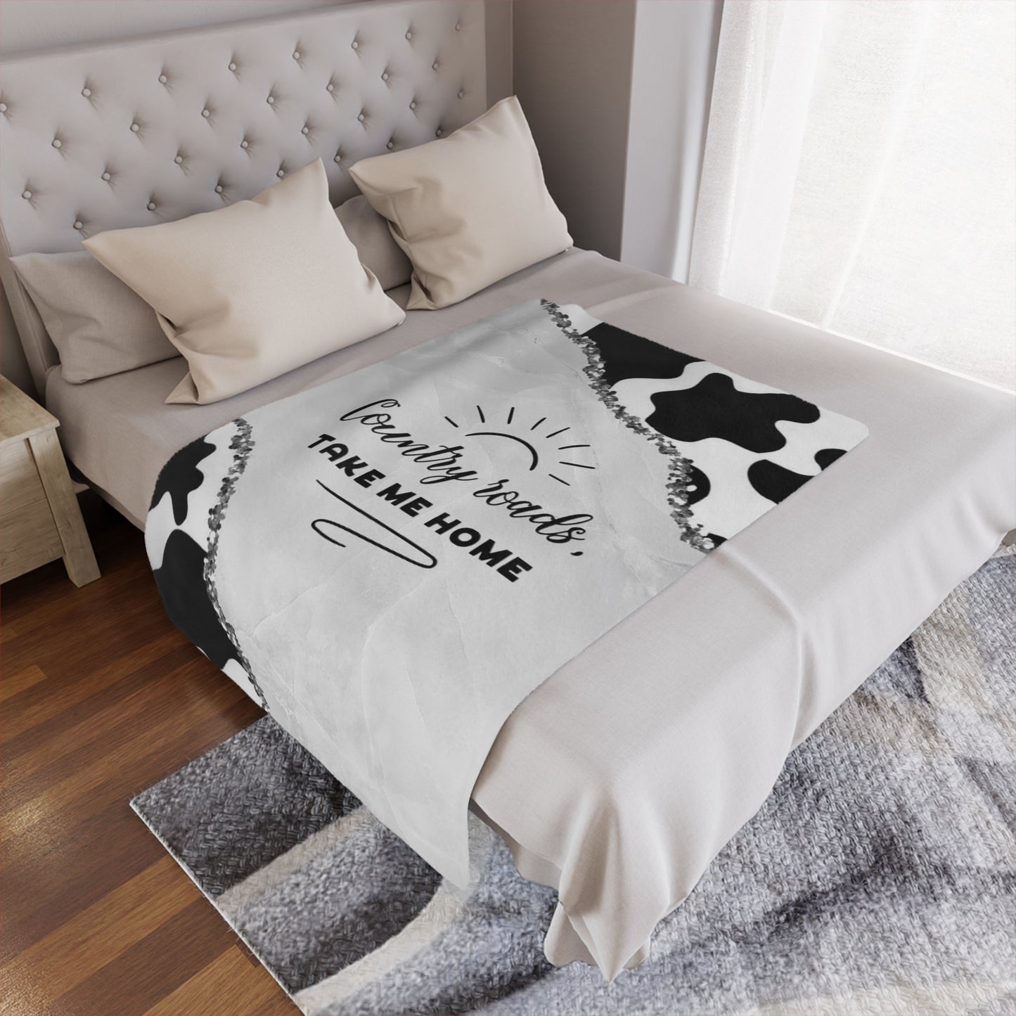 Country Roads Minky Blanket