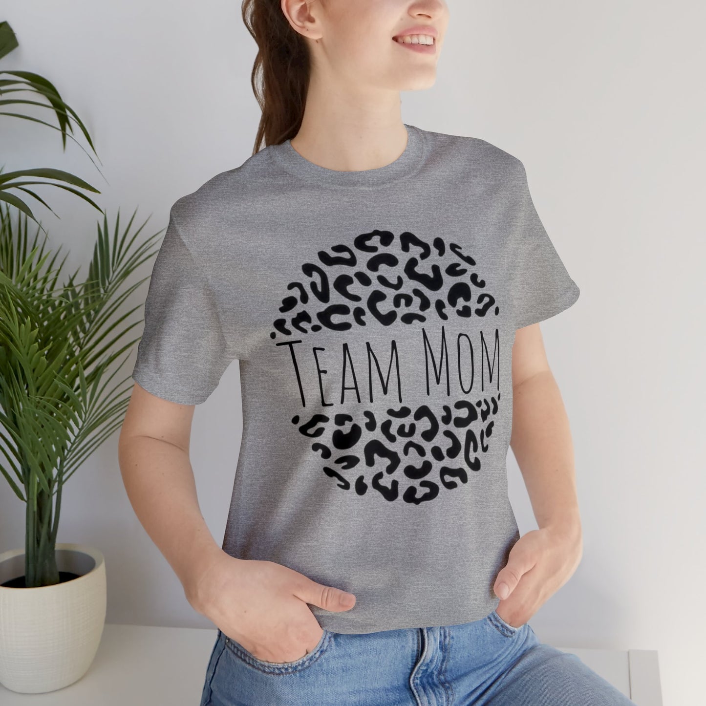 Team Mom Jersey Short Sleeve Tee