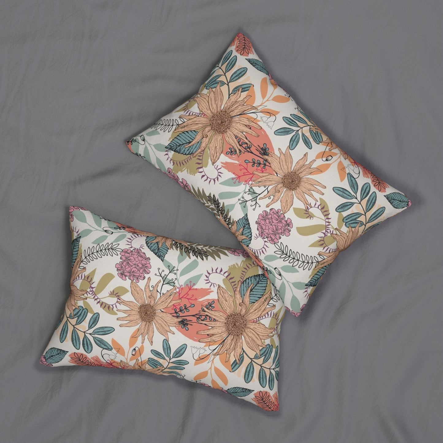 Flowerland Lumbar Pillow