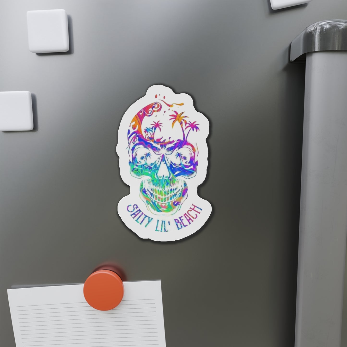 Salty Lil' Beach Die-Cut Magnet