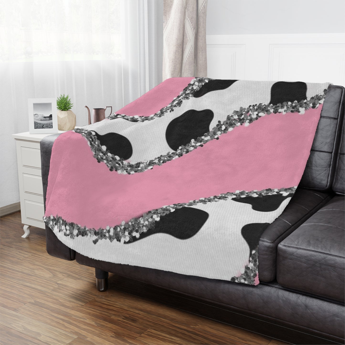 Princess Cow Minky Blanket