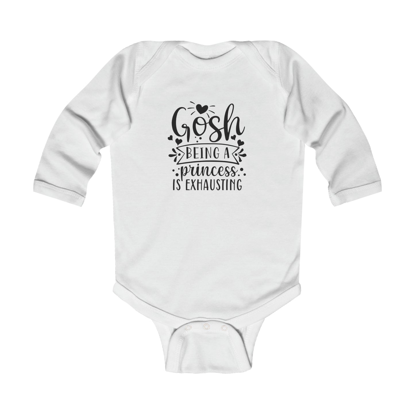 Princess Infant Long Sleeve Bodysuit