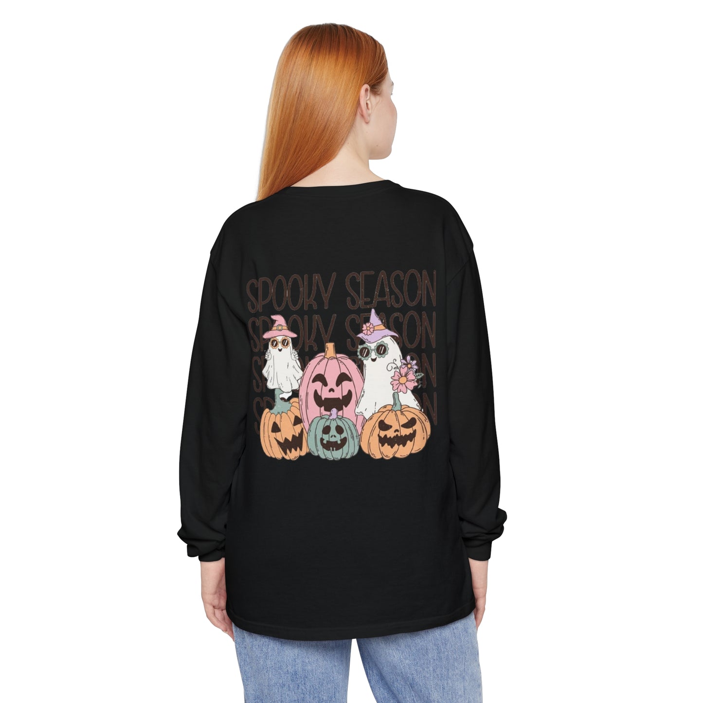 Mama Halloween-Long Sleeve T-Shirt