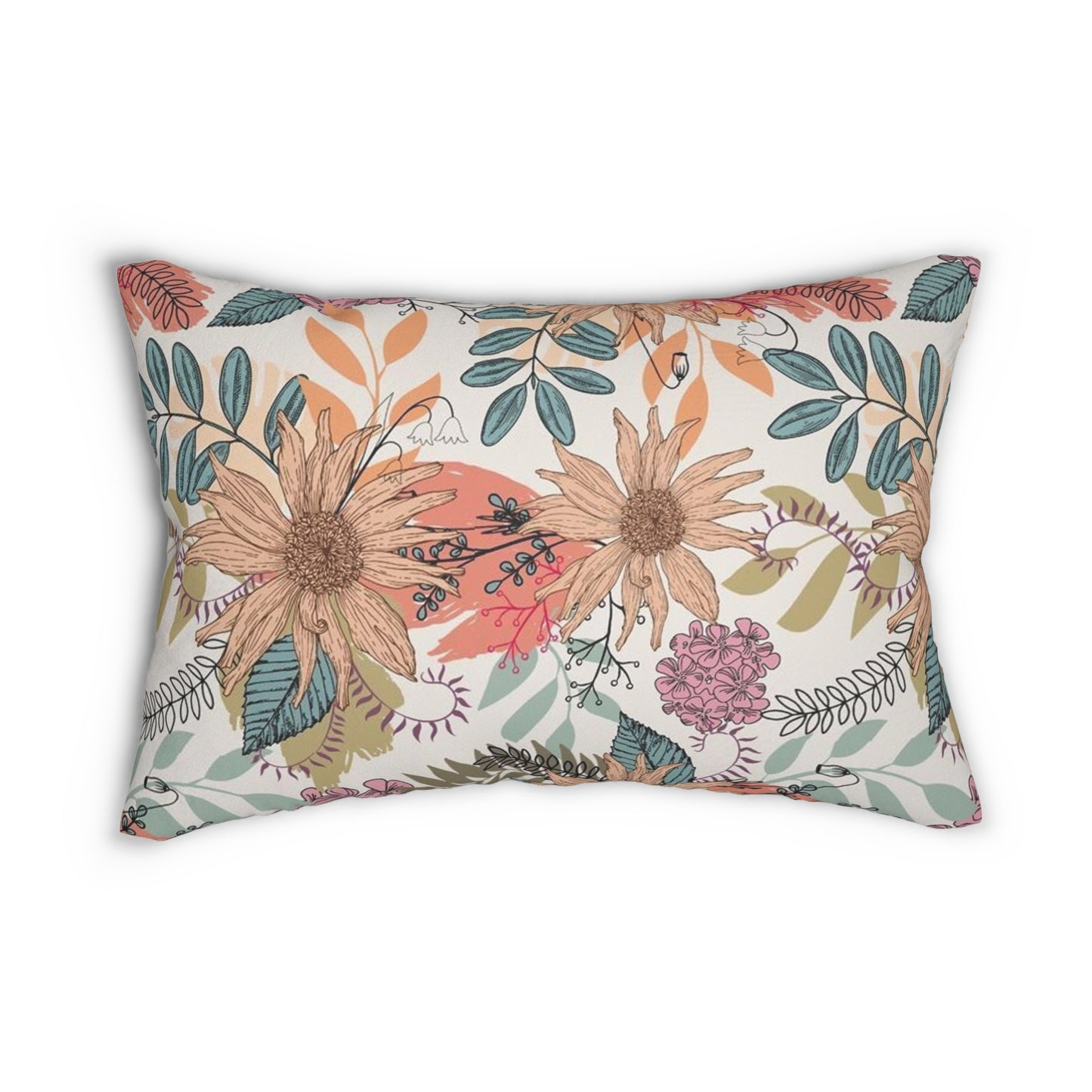 Flowerland Lumbar Pillow