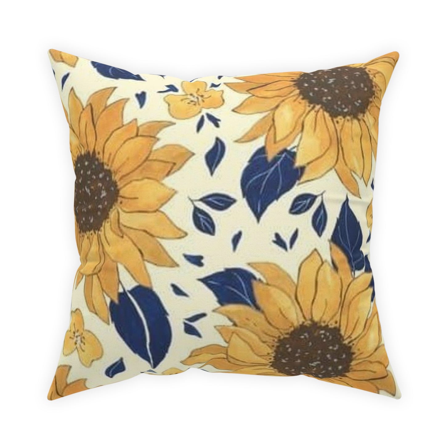 Sunflower Land Broadcloth Pillow