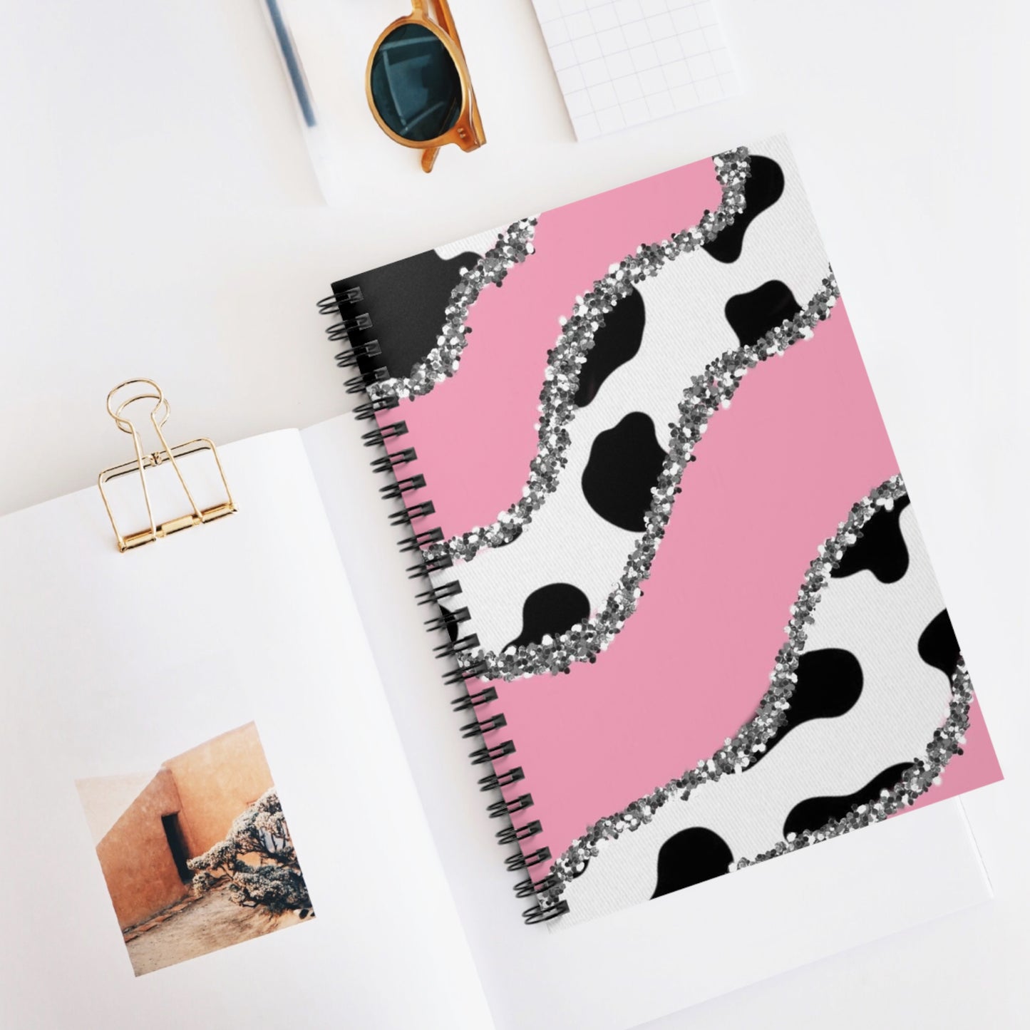 Princess Cow Spiral Notebook - Ruled Line