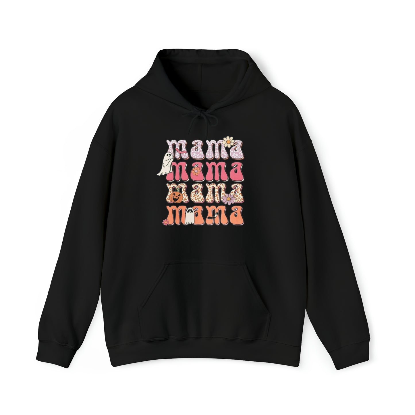 Mama Halloween-Hooded Sweatshirt