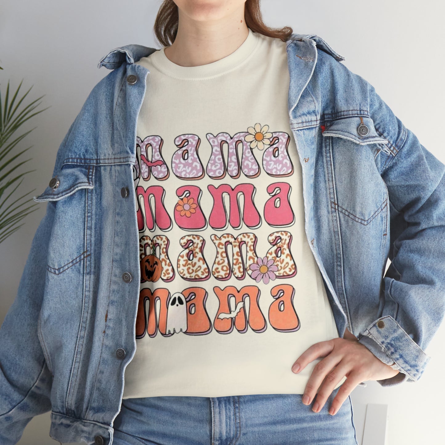 Mama Halloween-Cotton Tee