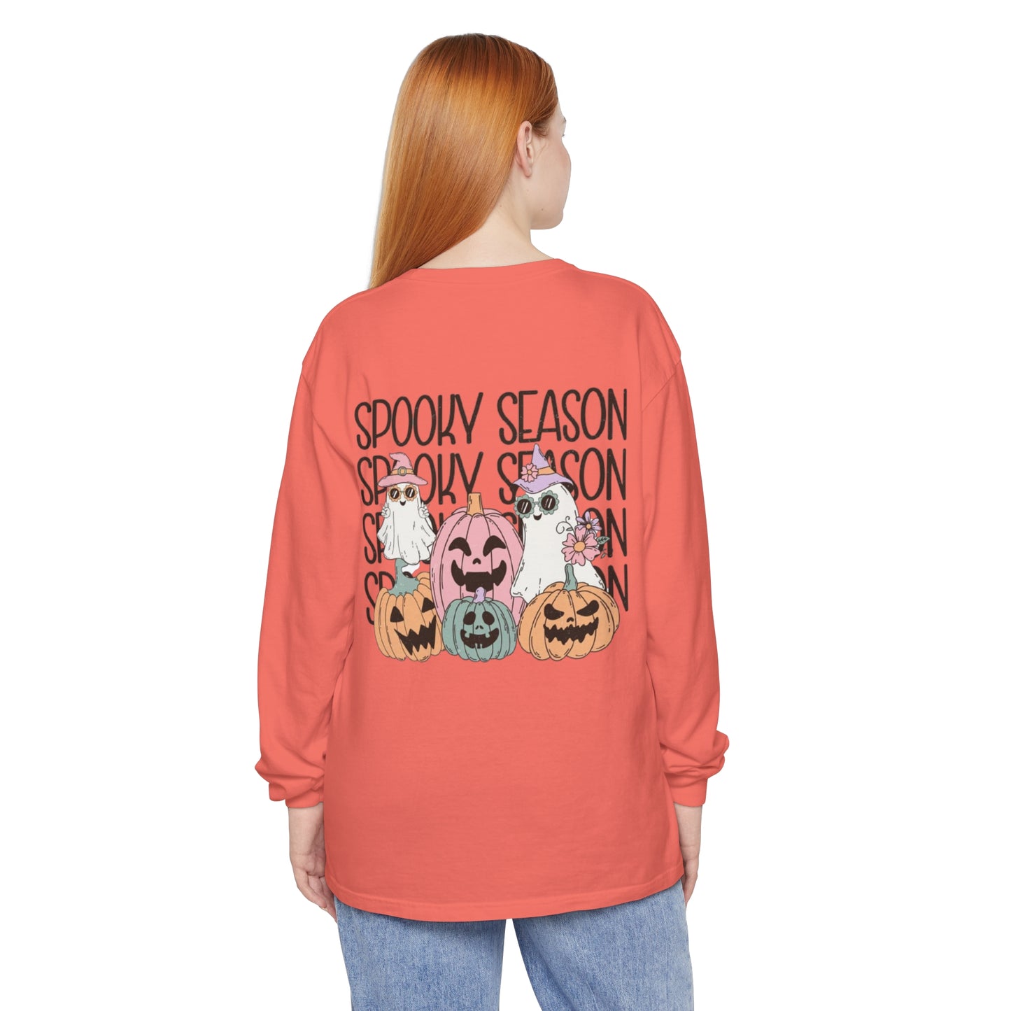 Mama Halloween-Long Sleeve T-Shirt