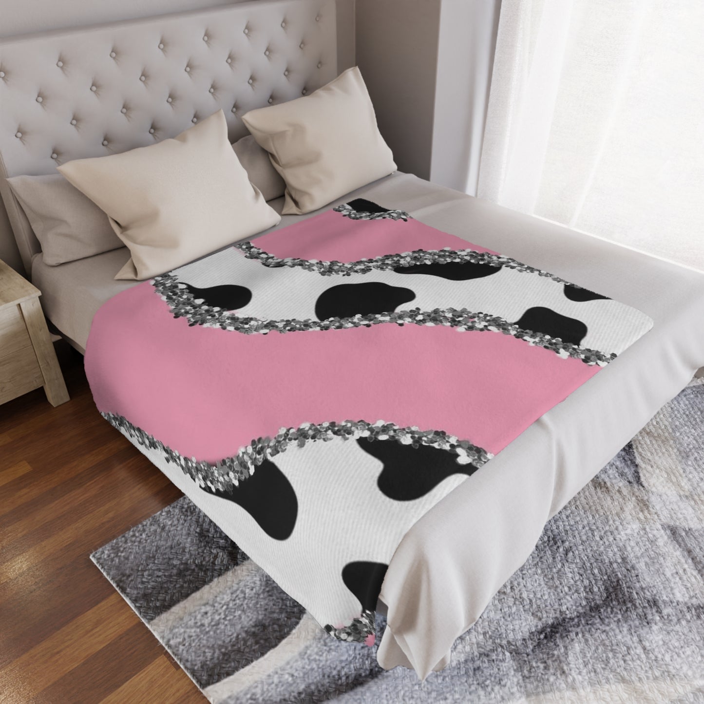 Princess Cow Minky Blanket