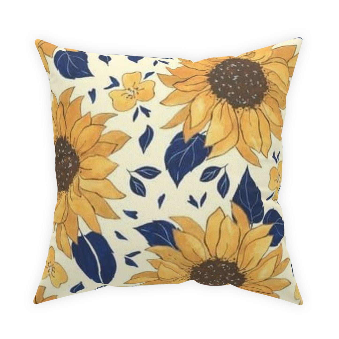 Sunflower Land Broadcloth Pillow