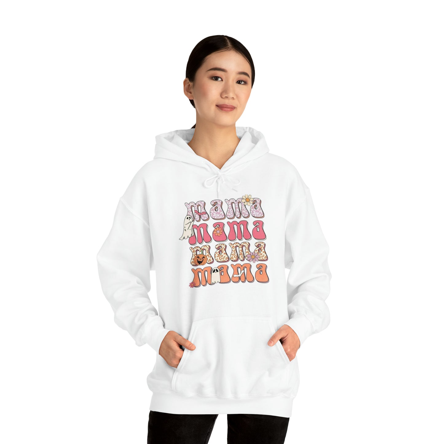 Mama Halloween-Hooded Sweatshirt