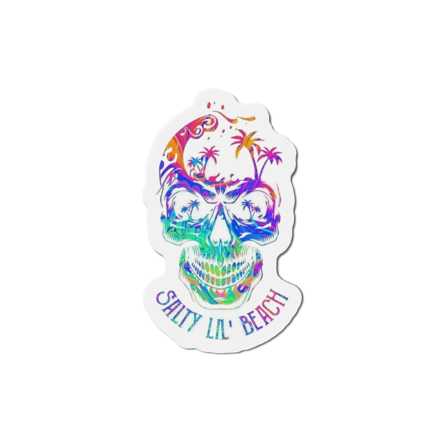 Salty Lil' Beach Die-Cut Magnet