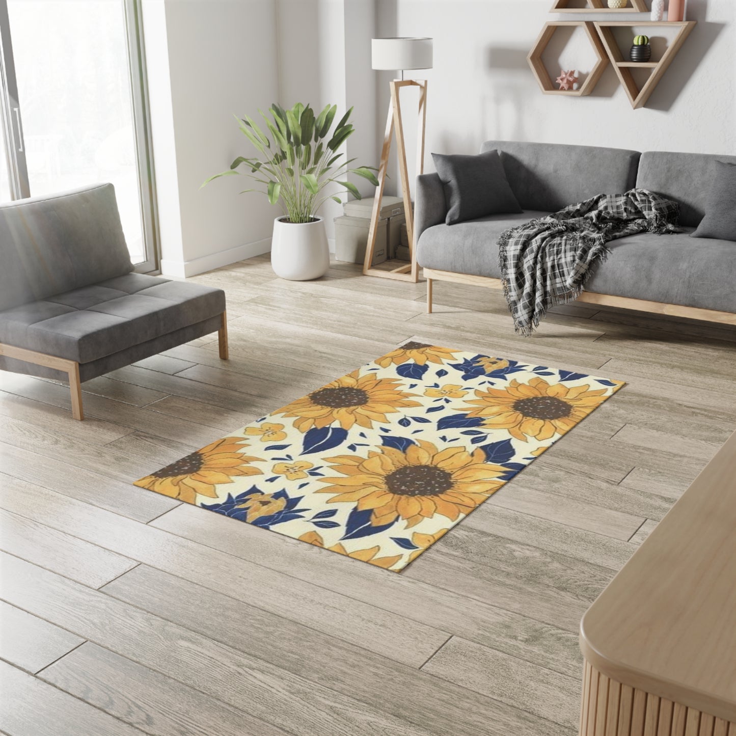 Sunflower Land Dobby Rug