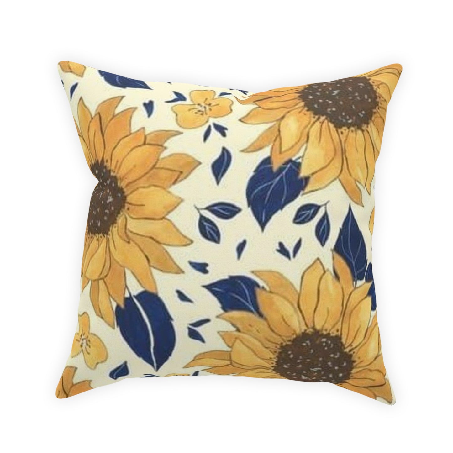 Sunflower Land Broadcloth Pillow