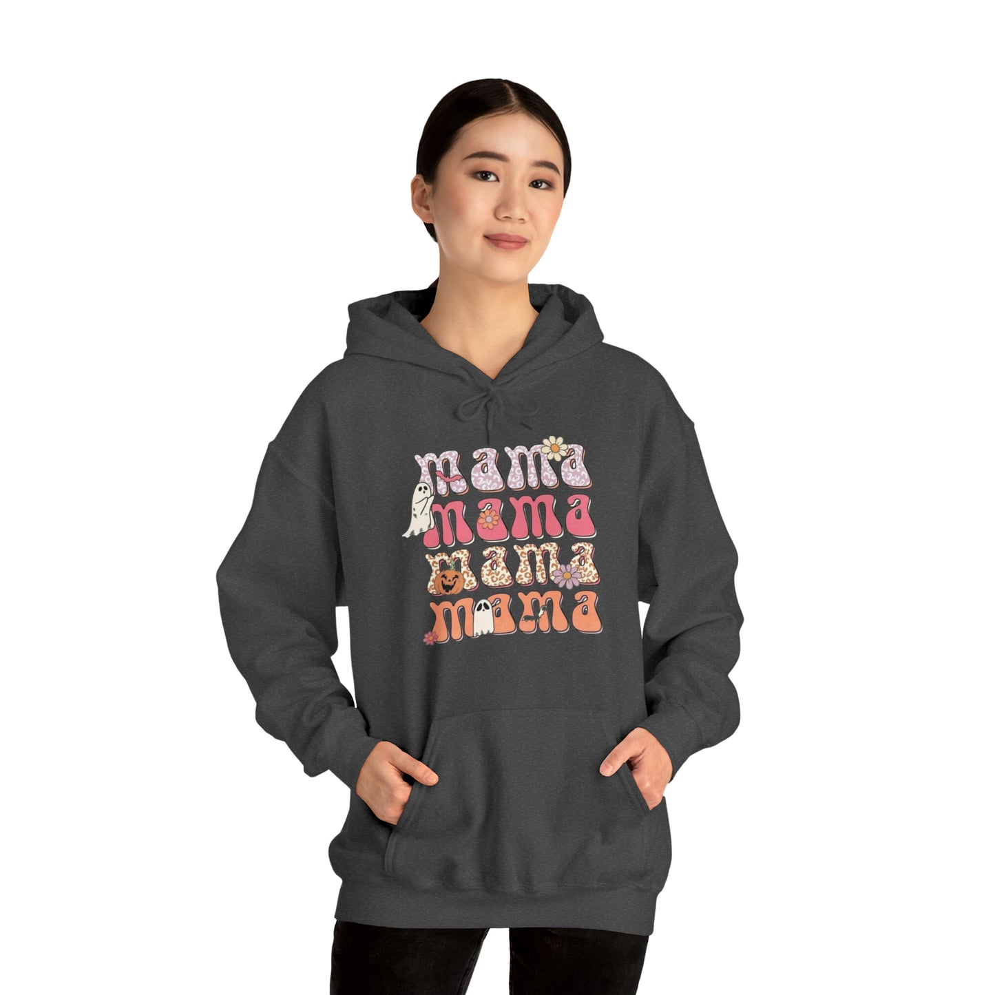 Mama Halloween-Hooded Sweatshirt