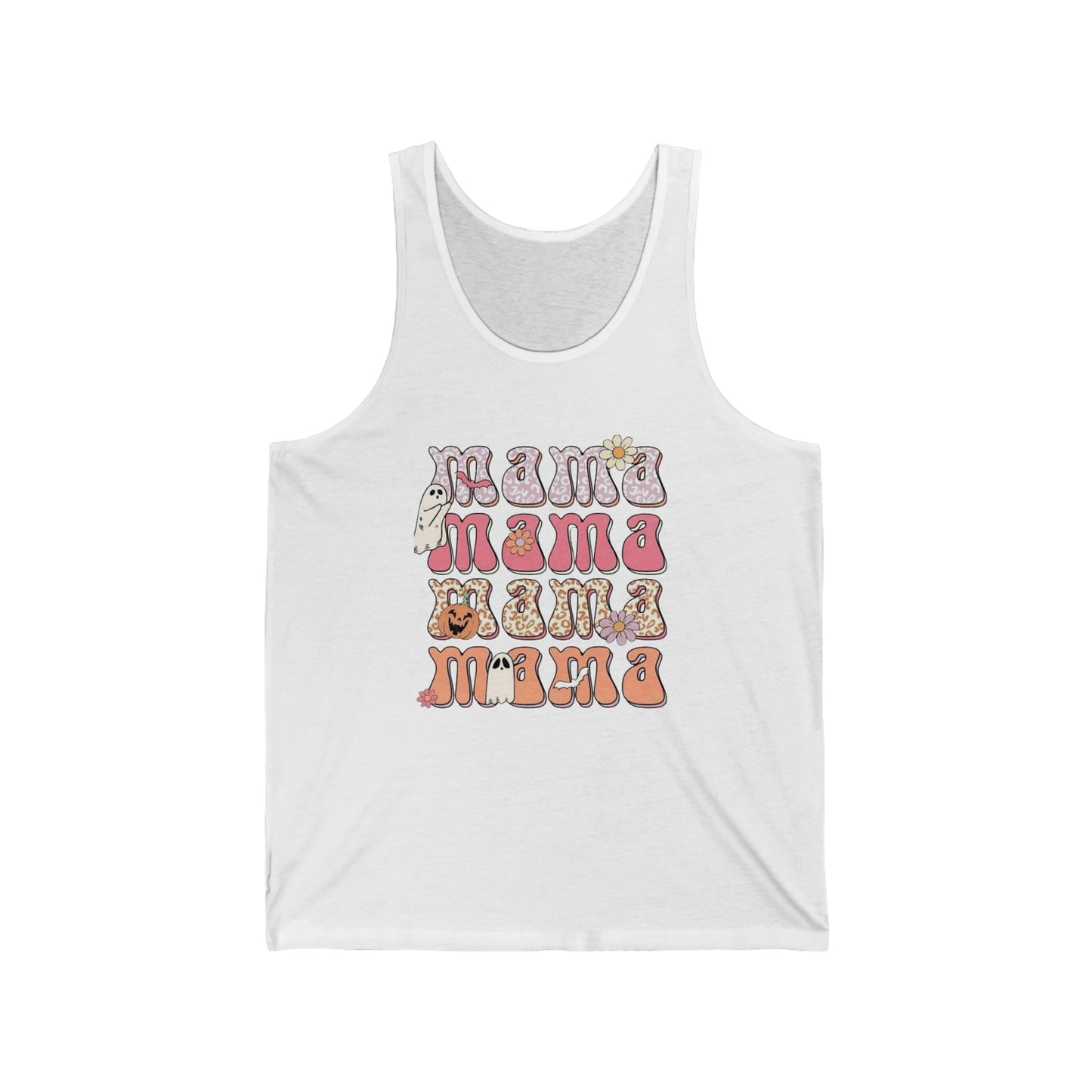 Mama Halloween-Jersey Tank